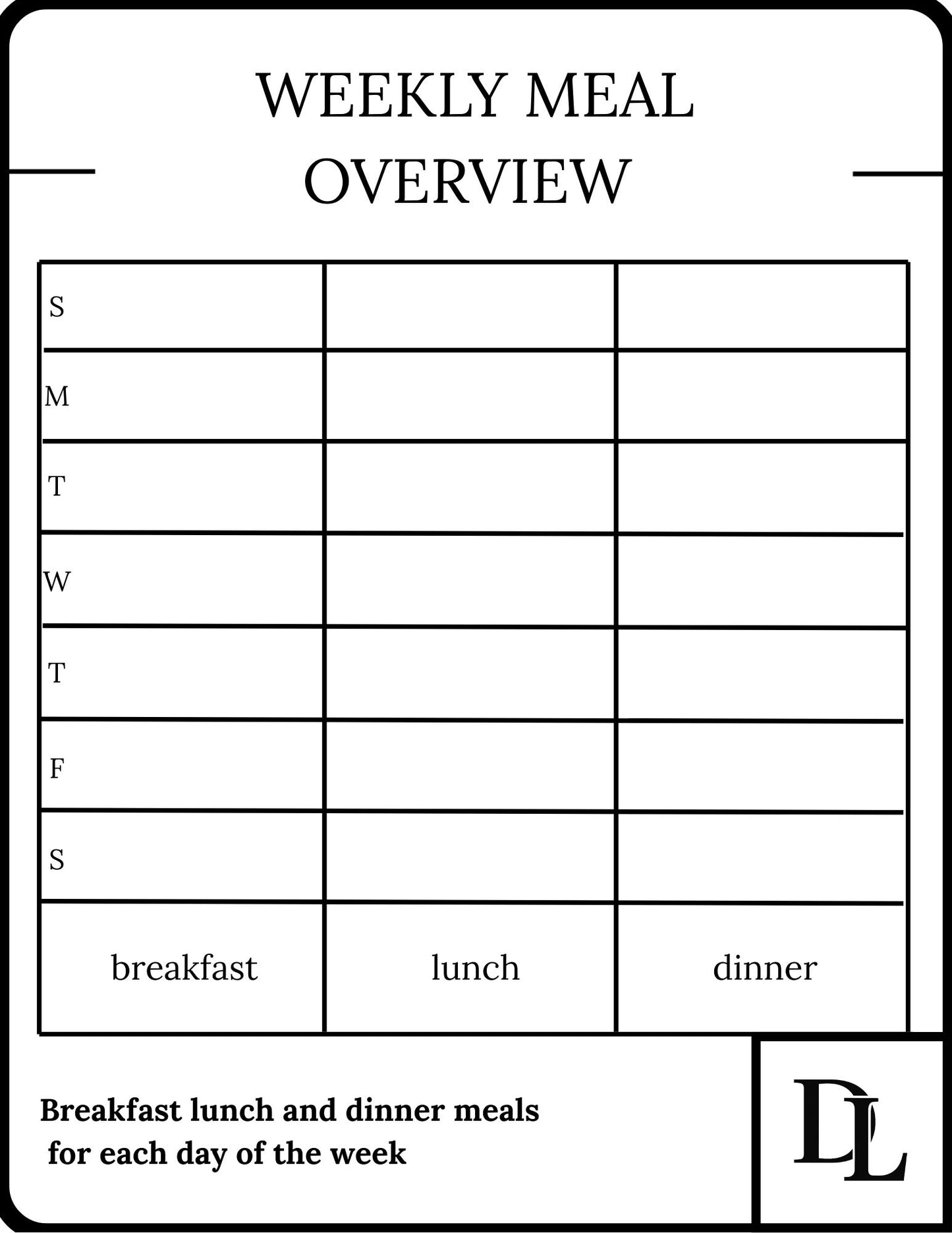 Family Meal Planner